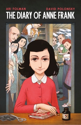 Book cover of Anne Frank’s Diary: The Graphic Adaptation by Anne Frank