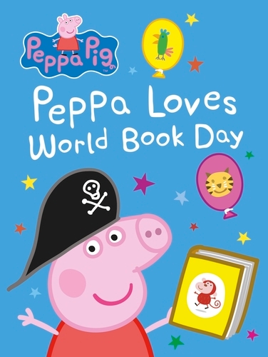 Book cover of Peppa Pig: Peppa Loves World Book Day by Peppa Pig