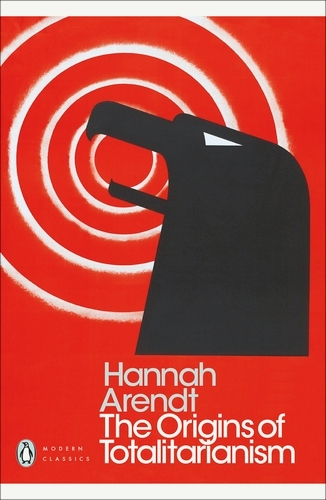 Book cover of The Origins of Totalitarianism by Hannah Arendt
