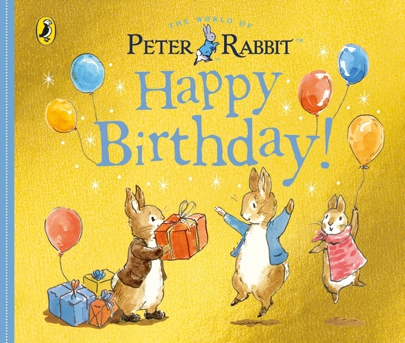 Book cover of Peter Rabbit Tales: Happy Birthday by Beatrix Potter
