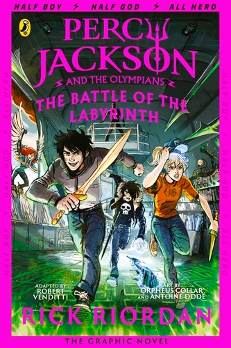 Book cover of #4 - The Battle of the Labyrinth: The Graphic Novel (Percy Jackson Book 4) by Rick Riordan