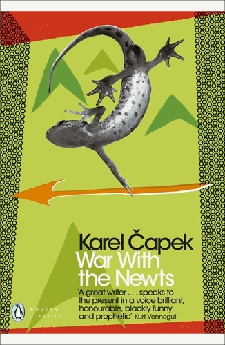 Book cover of War with the Newts by Karel Capek