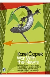 Book cover of War with the Newts by Karel Capek
