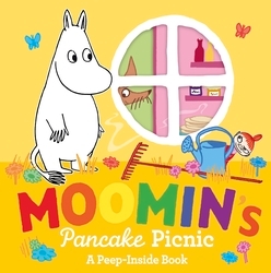 Book cover of Moomin's Pancake Picnic Peep-Inside by Tove Jansson