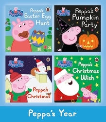 Book cover of Peppa's Year by Peppa Pig
