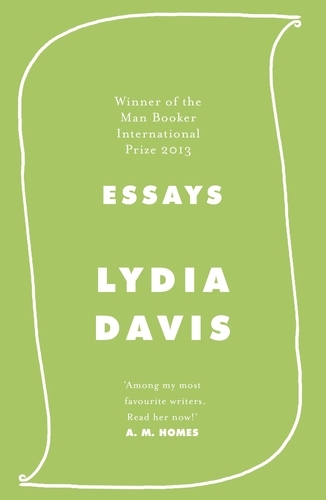 Book cover of Essays by Lydia Davis