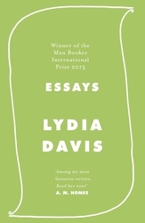 Book cover of Essays by Lydia Davis
