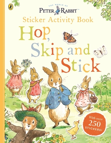 Book cover of Peter Rabbit Hop, Skip, Stick Sticker Activity by Beatrix Potter