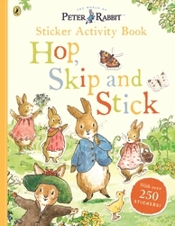 Book cover of Peter Rabbit Hop, Skip, Stick Sticker Activity by Beatrix Potter