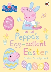 Book cover of Peppa Pig: Peppa's Egg-cellent Easter Sticker Activity Book by Peppa Pig