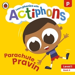 Book cover of Actiphons Level 1 Book 4 Parachute Pravin by Ladybird