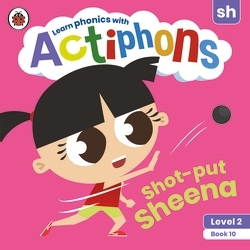 Book cover of Actiphons Level 2 Book 10 Shot-put Sheena by Ladybird