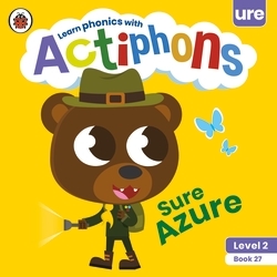 Book cover of Actiphons Level 2 Book 27 Sure Azure by Ladybird
