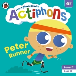 Book cover of Actiphons Level 2 Book 28 Peter Runner by Ladybird