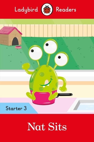 Book cover of Ladybird Readers Starter Level 3 – Nat Sits (ELT Graded Reader) by Ladybird