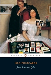 Book cover of 100 Postcards from Austen to Zola