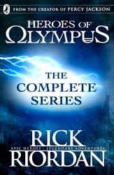 Book cover of Heroes of Olympus: The Complete Series (Books 1, 2, 3, 4, 5) by Rick Riordan