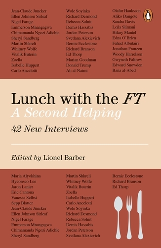 Book cover of Lunch with the FT by Lionel Barber
