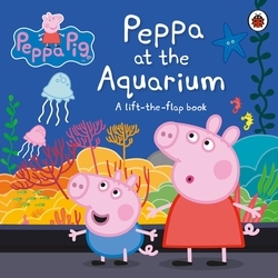 Book cover of Peppa Pig: Peppa at the Aquarium by Peppa Pig