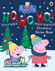 Book cover of Peppa Pig: Ho Ho Ho! Christmas Sticker Book by Peppa Pig