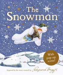 Book cover of The Snowman Pop-Up by Raymond Briggs