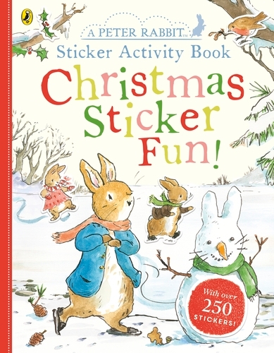 Book cover of Peter Rabbit Christmas Fun Sticker Activity Book by Beatrix Potter