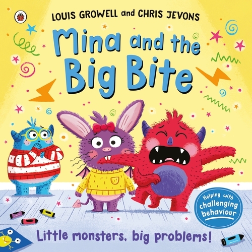 Book cover of Mina and the Big Bite by Louis Growell, Chris Jevons