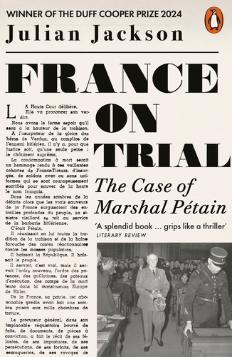 Book cover of France on Trial by Julian Jackson