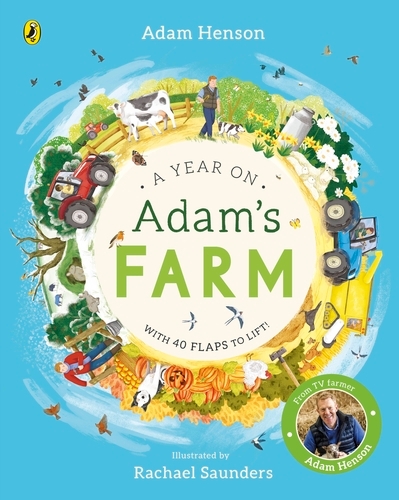 Book cover of A Year on Adam's Farm by Adam Henson