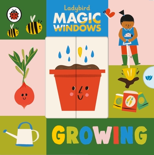 Book cover of Magic Windows: Growing by Ladybird