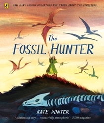 Book cover of The Fossil Hunter by Kate Winter