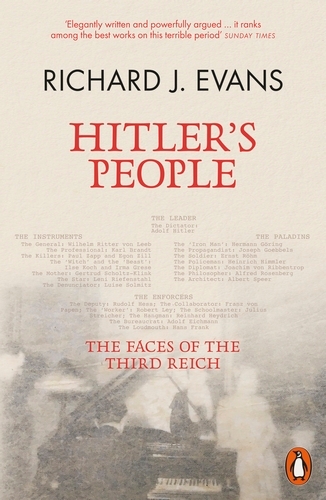 Book cover of Hitler's People by Richard J. Evans