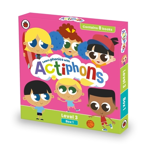 Book cover of Actiphons Level 3 Box 1: Books 1-8 by Ladybird