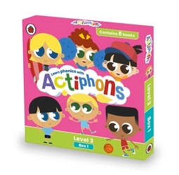 Book cover of Actiphons Level 3 Box 1: Books 1-8 by Ladybird