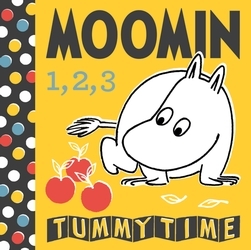 Book cover of Moomin Baby: 123 Tummy Time Concertina Book by Tove Jansson