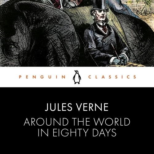 Book cover of Around the World in Eighty Days by Jules Verne