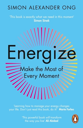 Book cover of Energize by Simon Alexander Ong