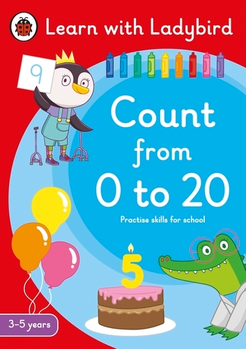 Book cover of Count from 0 to 20: A Learn with Ladybird Activity Book 3-5 years by Ladybird