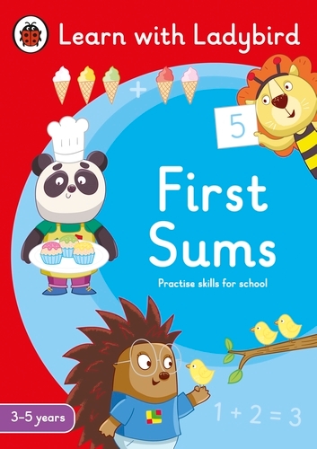 Book cover of First Sums: A Learn with Ladybird Activity Book 3-5 years by Ladybird