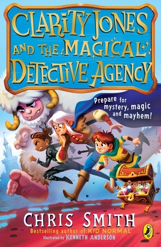 Book cover of Clarity Jones and the Magical Detective Agency by Chris Smith