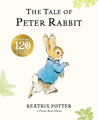 Book cover of The Tale of Peter Rabbit Picture Book by Beatrix Potter