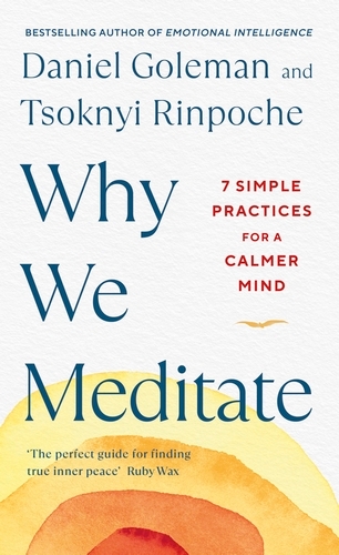 Book cover of Why We Meditate by Daniel Goleman, Tsoknyi Rinpoche