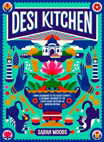 Book cover of Desi Kitchen by Sarah Woods