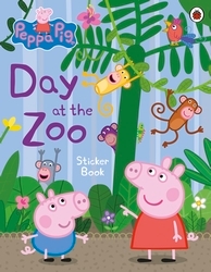 Book cover of Peppa Pig: Day at the Zoo Sticker Book by Peppa Pig