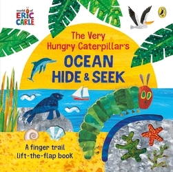 Book cover of The Very Hungry Caterpillar's Ocean Hide-and-Seek by Eric Carle