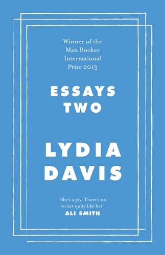 Book cover of Essays Two by Lydia Davis