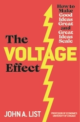 Book cover of The Voltage Effect by John A List