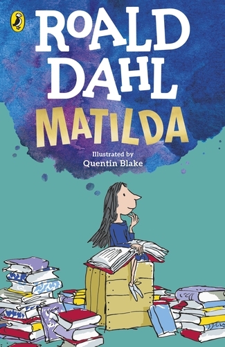 Book cover of Matilda by Roald Dahl