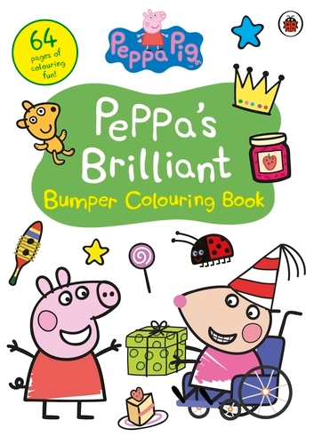 Book cover of Peppa Pig: Peppa's Brilliant Bumper Colouring Book by Peppa Pig