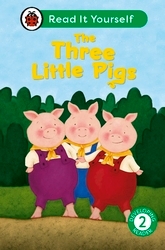 Book cover of The Three Little Pigs: Read It Yourself - Level 2 Developing Reader by Ladybird